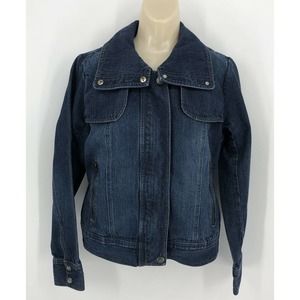 DKNY JEANS Denim Blazer Jean Jacket Small S Coat